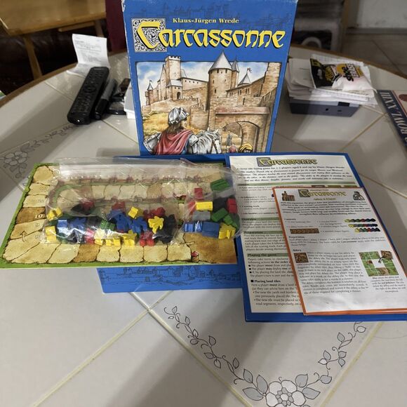 Carcassonne Board Game Klaus-Jurgen Wrede Rio Grande games Complete READ - Picture 2 of 12